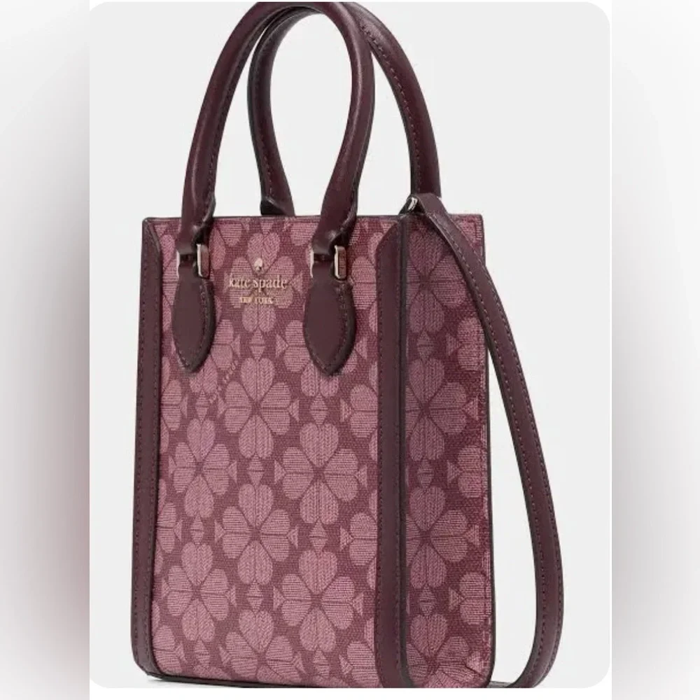 NWT Kate Spade Signature Spade Flower Mini Tote